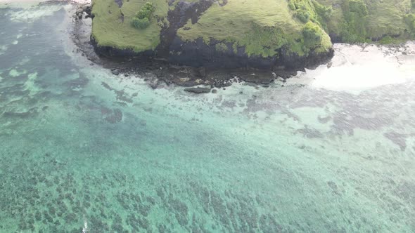 Clear beach water