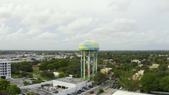 Fort Lauderdale Water Tower 4k Video