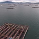 Aerial Flying Over aquaculture - VideoHive Item for Sale