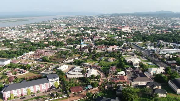 Shot of area View of Lokoja, Kogi State Nigeria