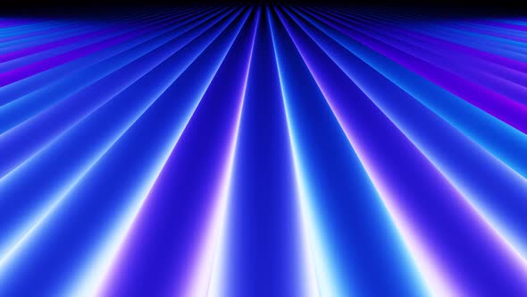 Blue and Purple Neon Pipes Vj Loop Animation