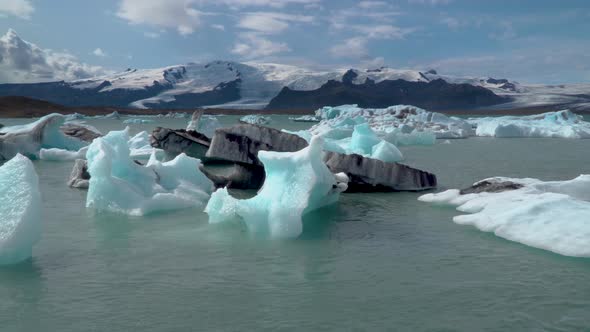 Beautifull View of Jokulsarlon Lagoon, Iceland