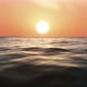 Beautiful Sun Reflecting In The Ocean Calm Sunset Sea Loop Sunrise 4k - VideoHive Item for Sale