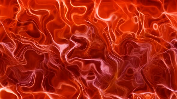 Red Color Shiny Abstract Smoke Liquid Animation