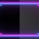 Blue Pink Neon Rectangle Border Stylish Frame Loop V10 - VideoHive Item for Sale