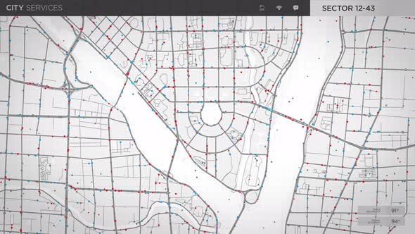 City Services AI Analyzing Transport Network To Mark Positions Of Vehicles alt