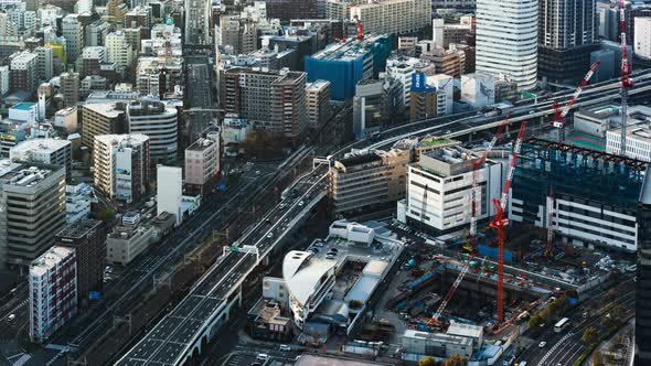 time lapse of Yokohama Cityscape, Japan