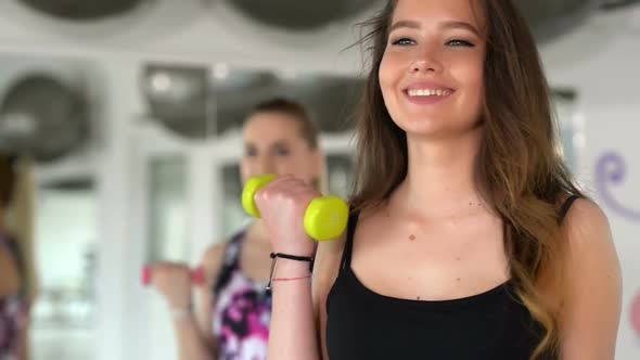 Women Exercising at Gym