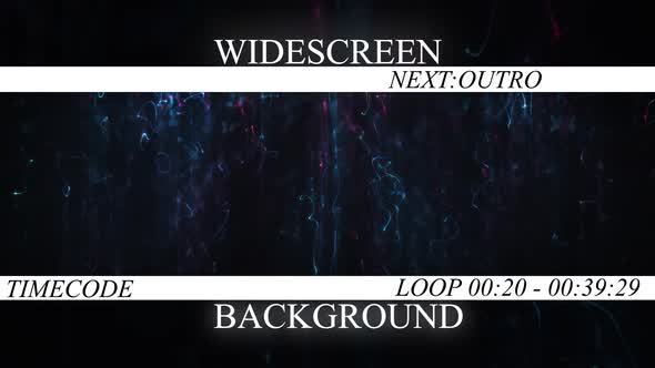 Neon Party Streaks Widescreen Particles Background