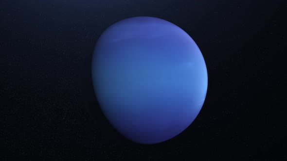 Abstract animation of planet Neptune