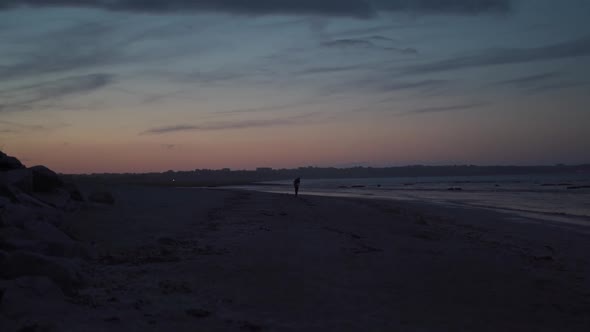 Ocean Ebb Theme in Northern France in Brittany Region