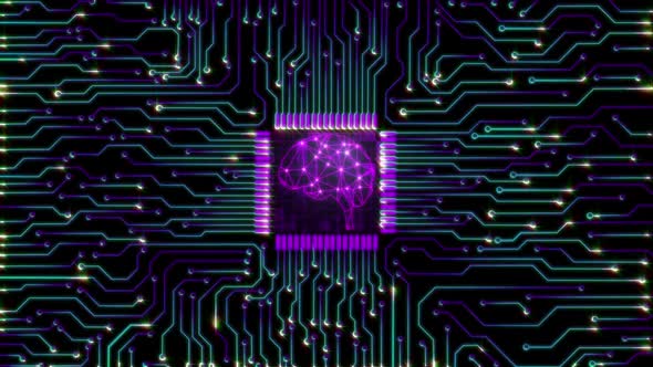 Brain Circuit Electronic Board Hd alt