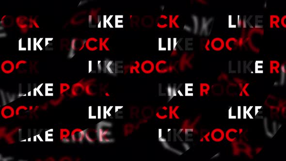 Like Rock Text 4K