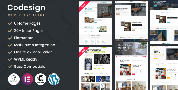 CoDesign - Architect & Interior WordPress Theme