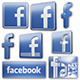 Facebook Icons and Logos - 3DOcean Item for Sale