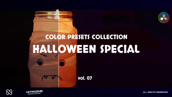 Halloween Special LUT Vol. 07 for DaVinci Resolve