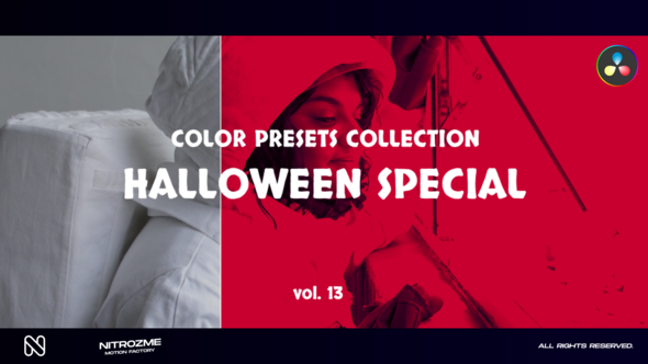 Halloween Special LUT Vol. 13 for DaVinci Resolve