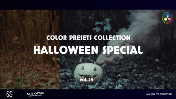 Halloween Special LUT Vol. 14 for DaVinci Resolve