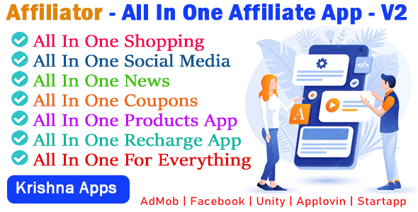 Affiliator – All In One Affiliate Marketing Android App With Admin Panel & In-App-Purchase