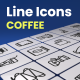50 Animated Coffee Line Icons - VideoHive Item for Sale