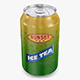Ice Tea Green Can 330ml Simple M 1 - 3DOcean Item for Sale