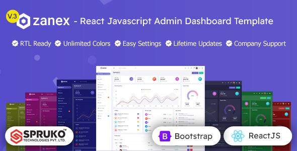 Zanex – React JavaScript Admin & Dashboard Template