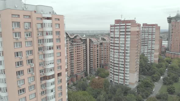 Kyiv, Ukraine. City View. Aerial Landscape