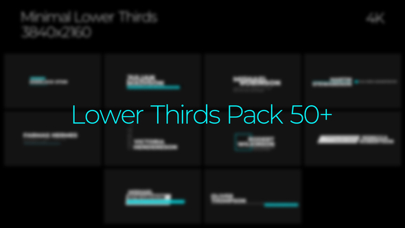 Pack Lower Thirds | FCPX & Apple Motion alt