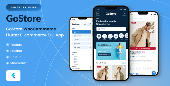 GoStore WooCommerce - Flutter E-commerce Full App