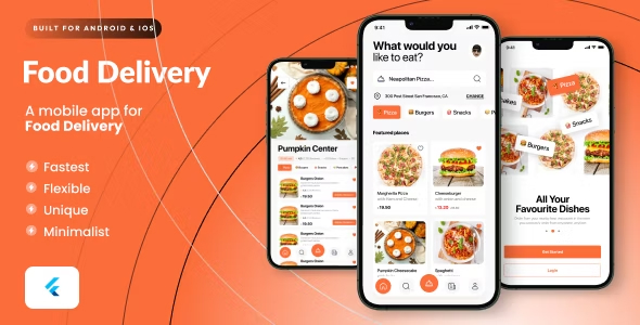 Food Delivery App Template | Flutter 3