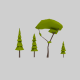 3D Low Poly Tree - 3DOcean Item for Sale