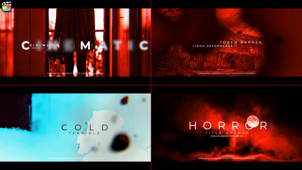 Cinematic Horror Titles alt