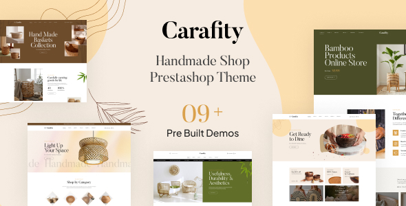 Carafity Elementor -  Bamboo Handmade Prestashop