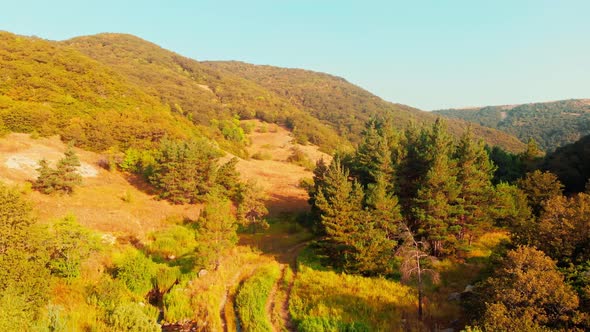 Scenic Green Mountain Views In Armenia