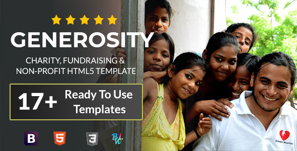 Generosity - Charity HTML5 Template