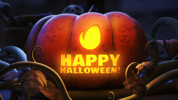 Halloween Greetings Promo Logo