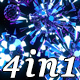 Neon Fireworks (4in1) - VideoHive Item for Sale