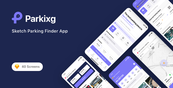 Parkixg - Sketch Parking Finder App