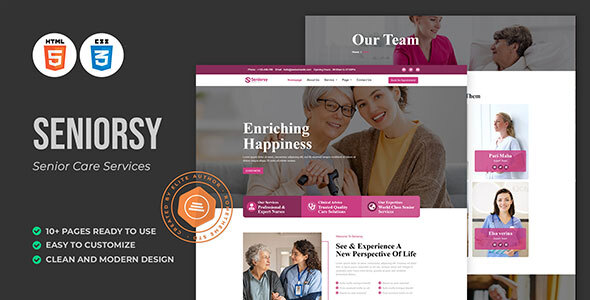 Seniorsy - Senior Care Services HTML Template