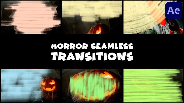 Horror Seamless Transitions | After Effects