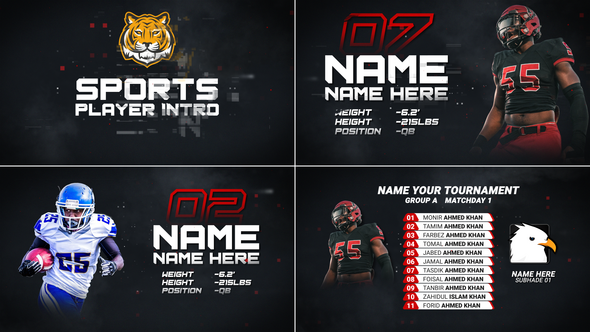 Sports Player Introduction // Player Profile // Sports Team Intro