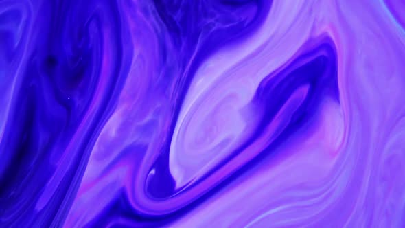 Psychedelic Color Spreading Paint Swirling