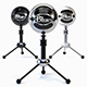Blue Snowball ice -USB Microphone 3D Models