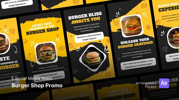 Burger Shop Promo - Instagram Food Reels