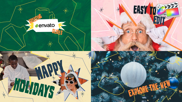 Xmas Greeting Slides | FCPX alt