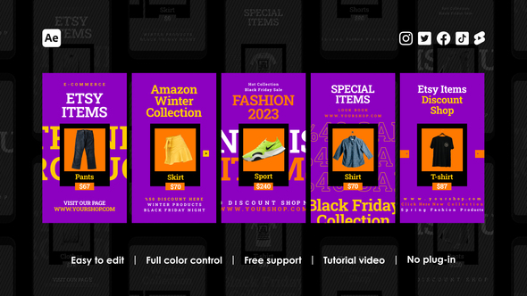 E-Commerce Instagram Stories alt