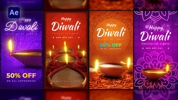 Diwali Festival Stories Pack