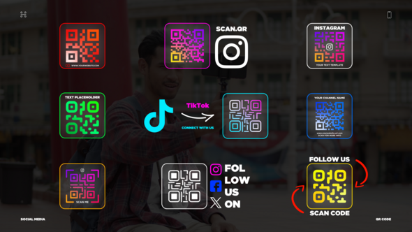 Social Media QR | FCPX alt