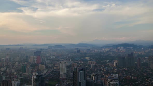 Kuala Lumpur City Aerial  