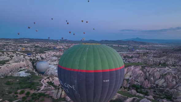 The Cappadocia region of Turkey is the most popular location in the world for hot air ballooning.